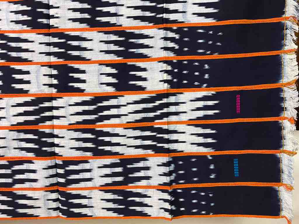 Baule African Cloth Textile "Wrapper" | 61 x 41"