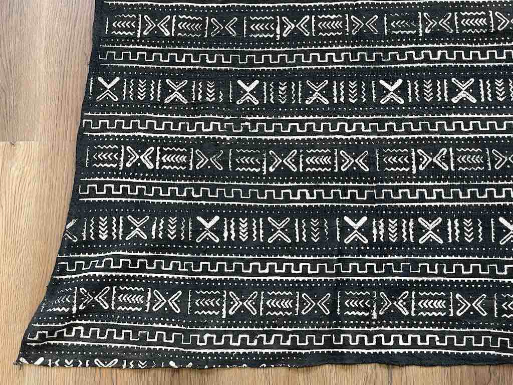 XL Contemporary Batik Mudcloth Mali African Textile | 82 x 62"