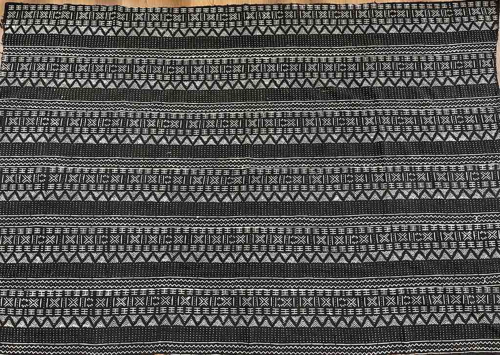 XL Contemporary Batik Mudcloth Mali African Textile | 100 x 68"