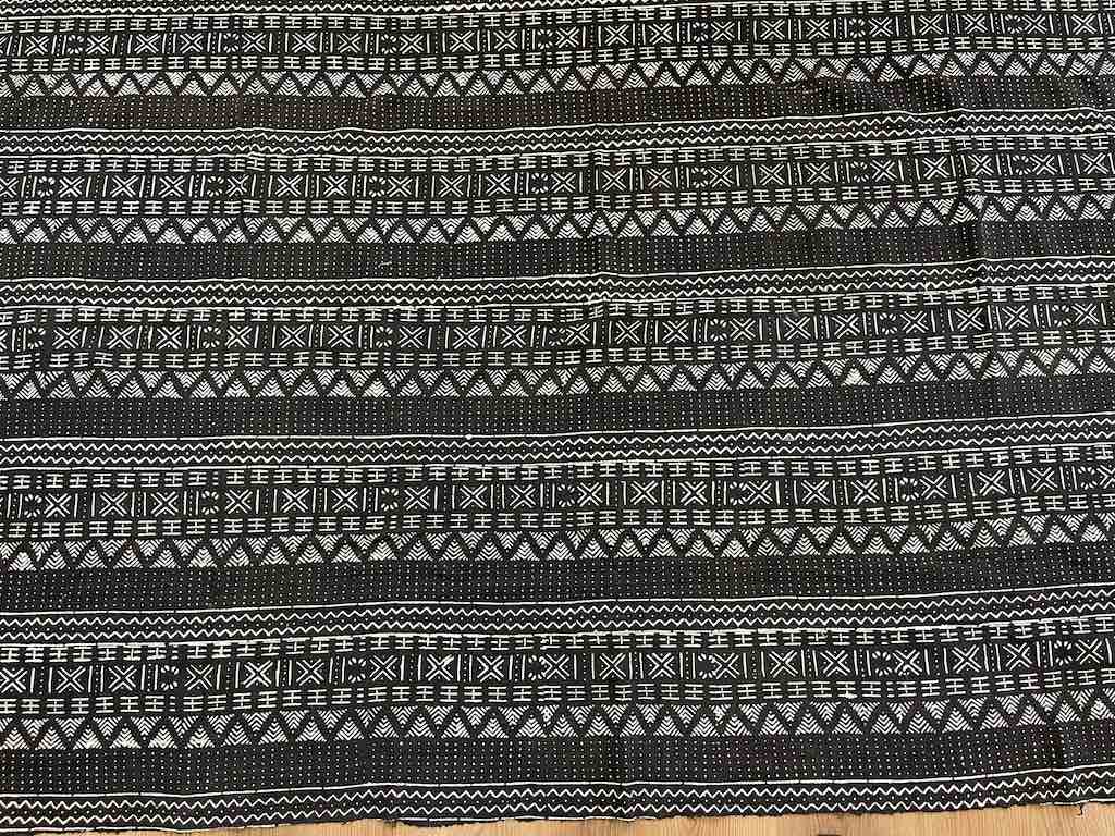 XL Contemporary Batik Mudcloth Mali African Textile | 100 x 68"