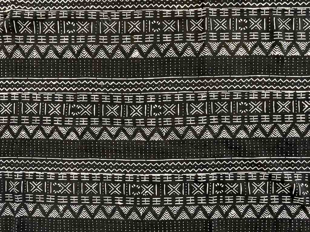 XL Contemporary Batik Mudcloth Mali African Textile | 100 x 68"