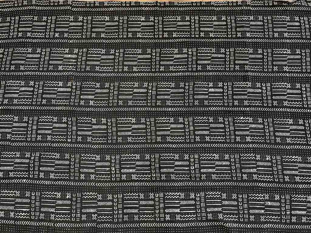 XL Contemporary Batik Mudcloth Mali African Textile | 96 x 67"