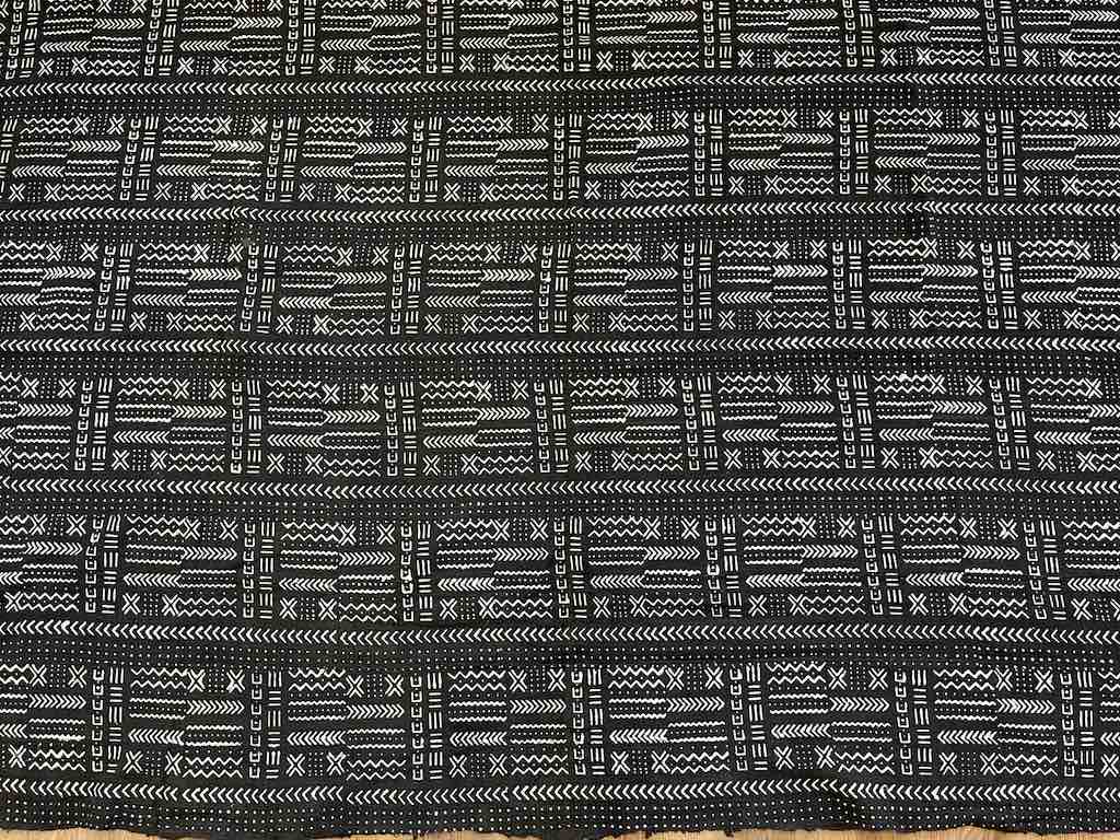 XL Contemporary Batik Mudcloth Mali African Textile | 96 x 67"