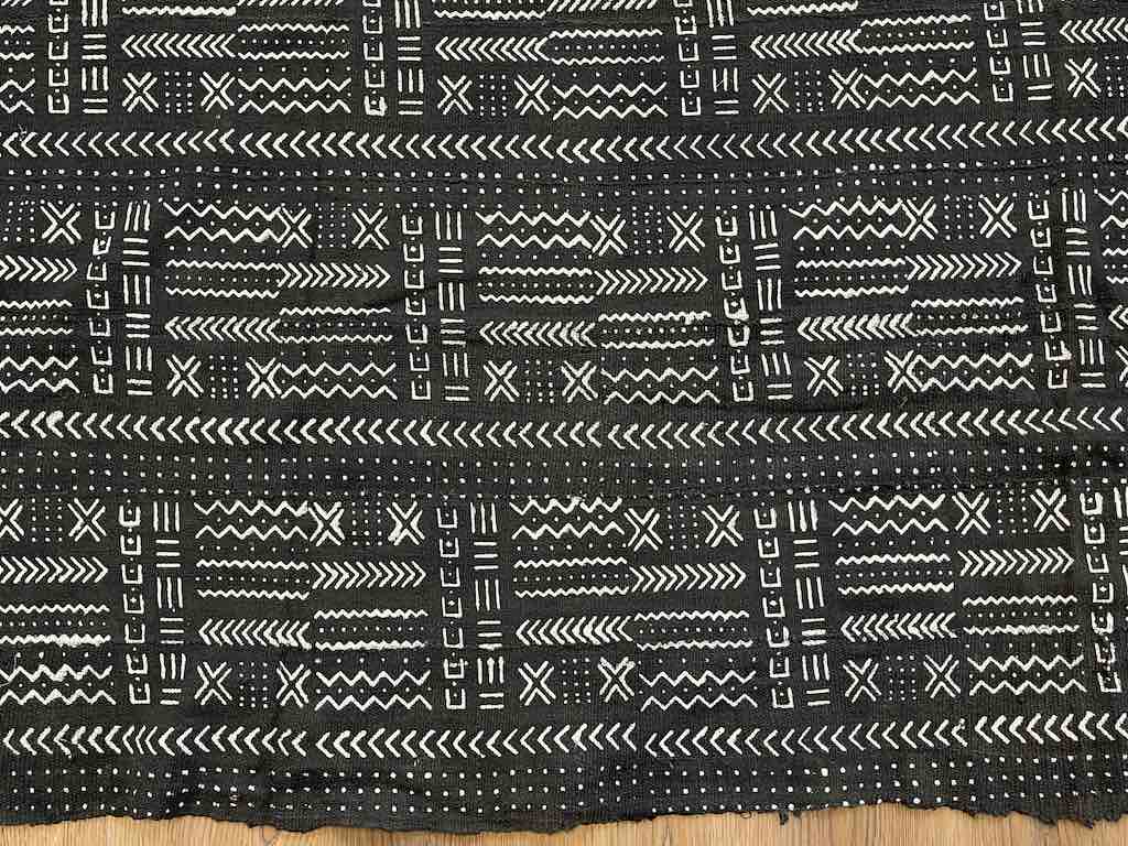 XL Contemporary Batik Mudcloth Mali African Textile | 96 x 67"