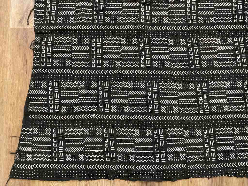 XL Contemporary Batik Mudcloth Mali African Textile | 96 x 67"