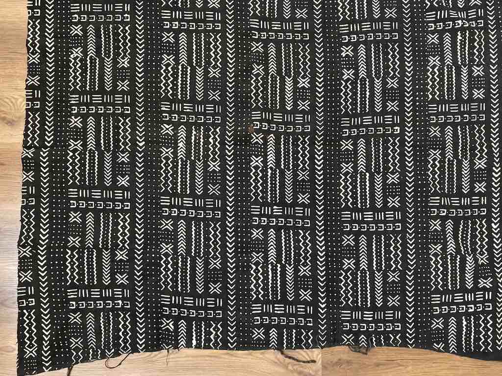 XL Contemporary Batik Mudcloth Mali African Textile | 96 x 67"