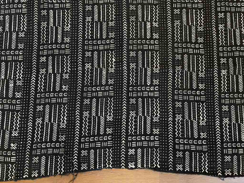 XL Contemporary Batik Mudcloth Mali African Textile | 96 x 67"