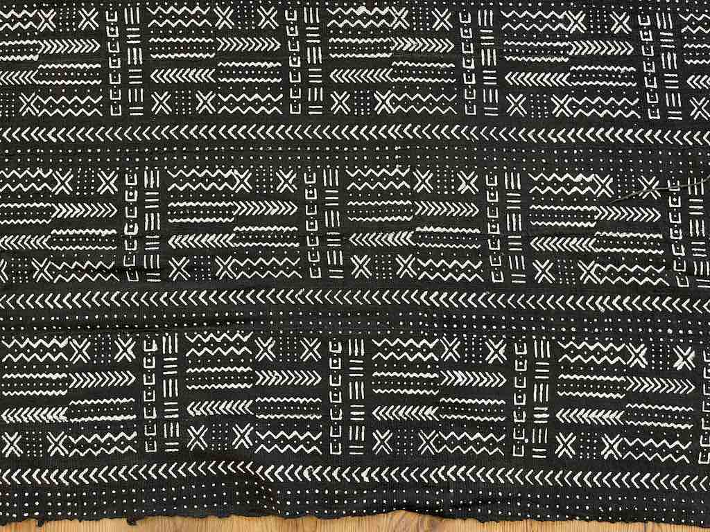 XL Contemporary Batik Mudcloth Mali African Textile | 96 x 67"
