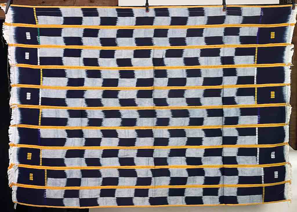Baule African Cloth Textile "Wrapper" | 58" x 42"