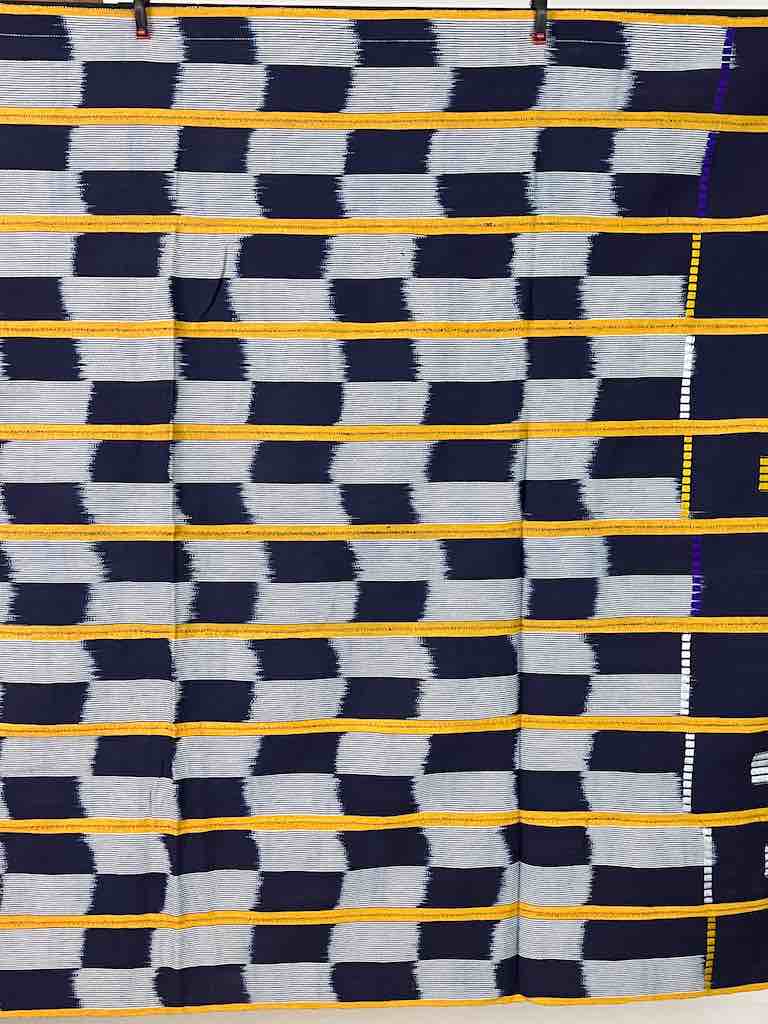 Baule African Cloth Textile "Wrapper" | 58" x 42"