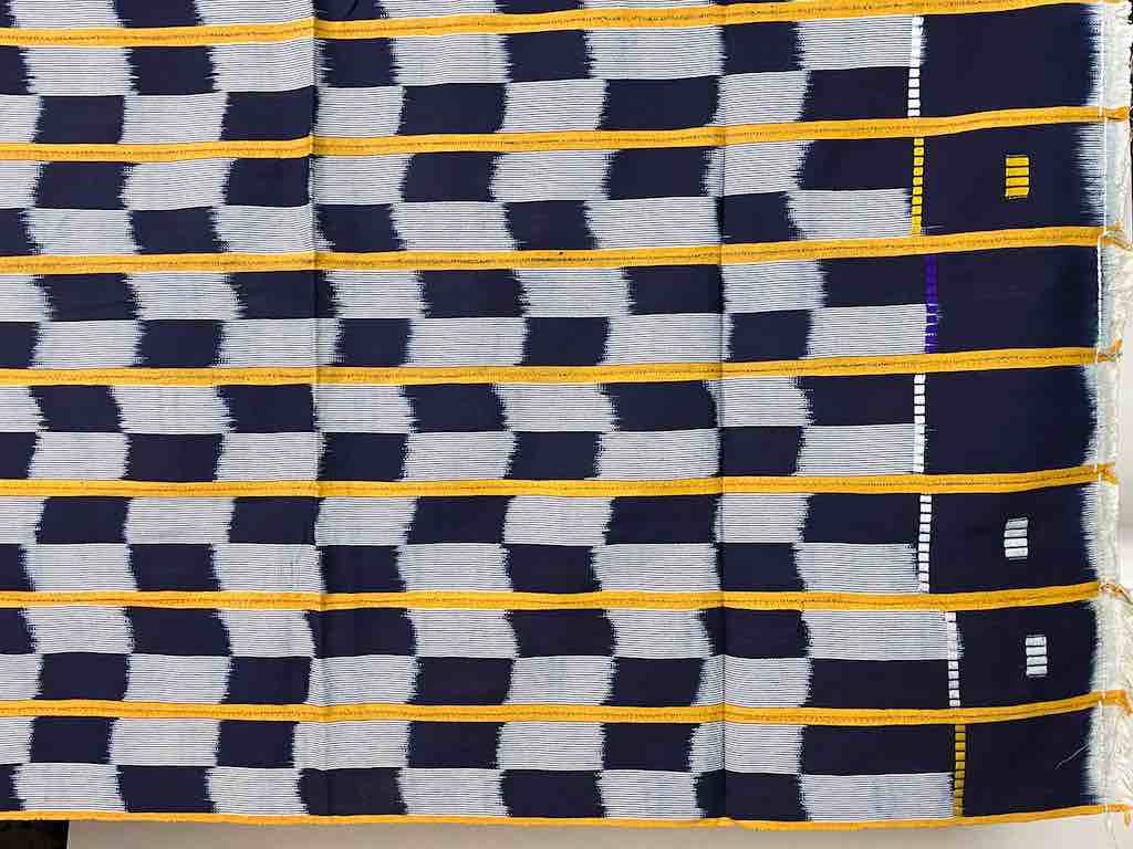Baule African Cloth Textile "Wrapper" | 58" x 42"