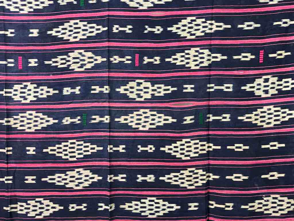 Vintage Baule African Cloth Textile "Wrapper" | 56" x 43"