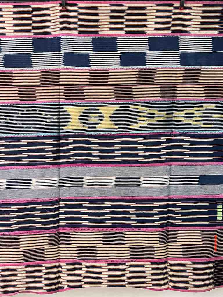 Vintage Baule African Cloth Textile "Wrapper" | 54" x 37"