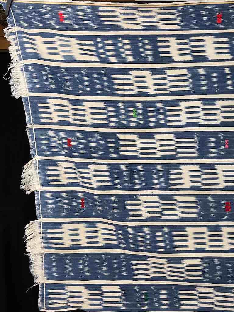 Vintage Baule African Cloth Textile "Wrapper" | 54" x 39"