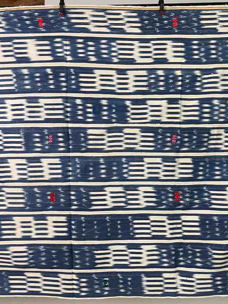 Vintage Baule African Cloth Textile "Wrapper" | 54" x 39"