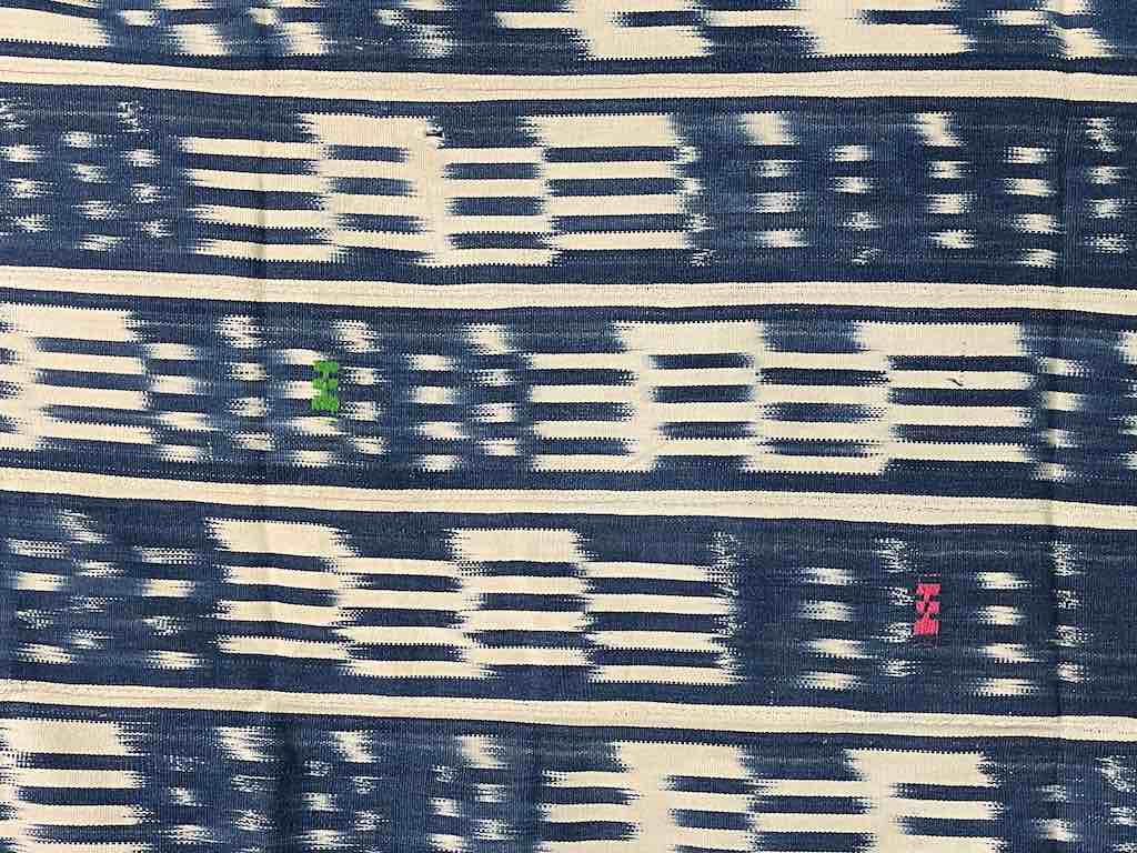 Vintage Baule African Cloth Textile "Wrapper" | 54" x 39"