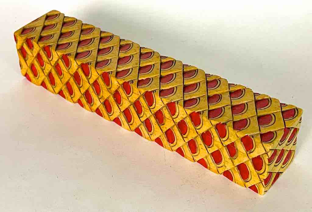 Dragon Skin Design - Long Soapstone Trinket Decor Pencil Box