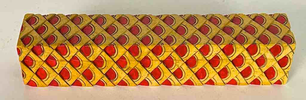 Dragon Skin Design - Long Soapstone Trinket Decor Pencil Box