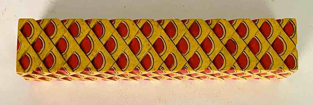 Dragon Skin Design - Long Soapstone Trinket Decor Pencil Box