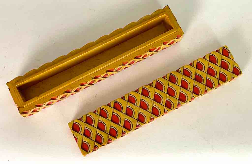 Dragon Skin Design - Long Soapstone Trinket Decor Pencil Box