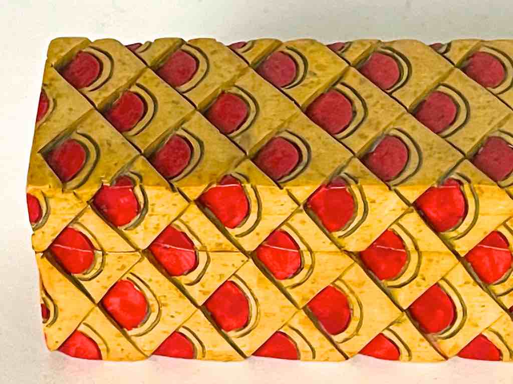 Dragon Skin Design - Long Soapstone Trinket Decor Pencil Box