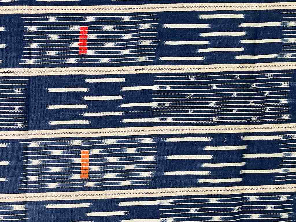 Vintage Baule African Cloth Textile "Wrapper" | 53" x 41"