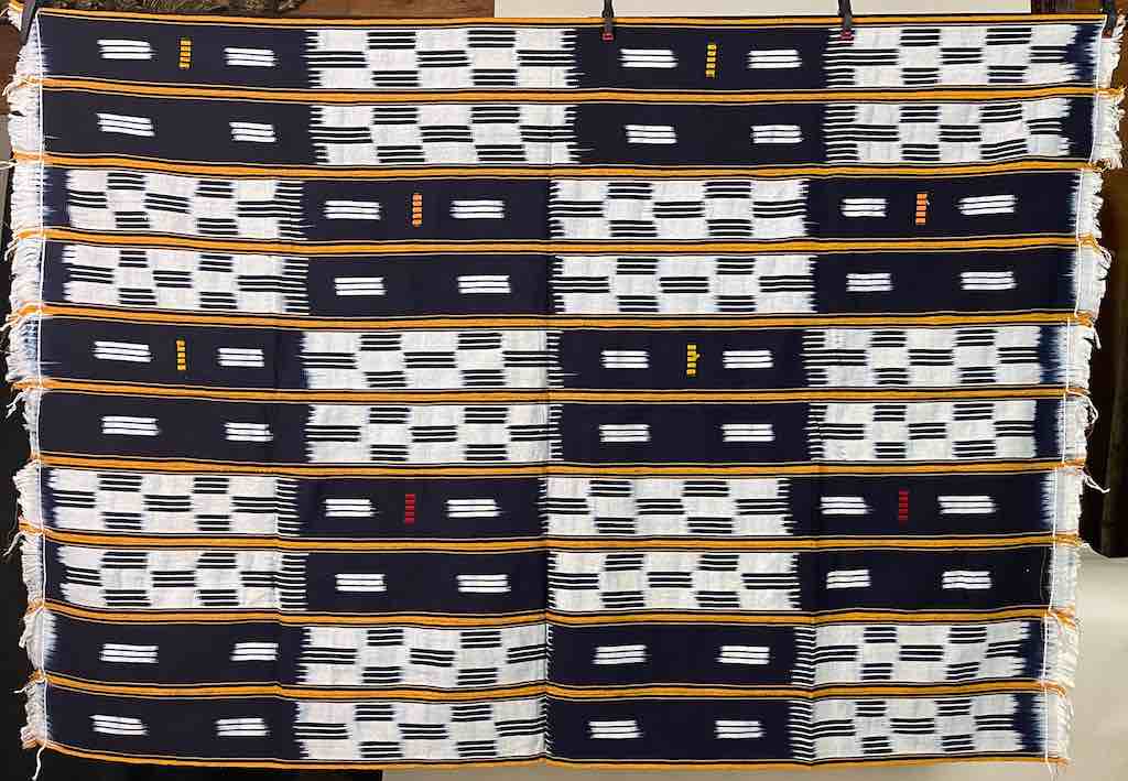 Baule African Cloth Textile "Wrapper" | 60" x 42"