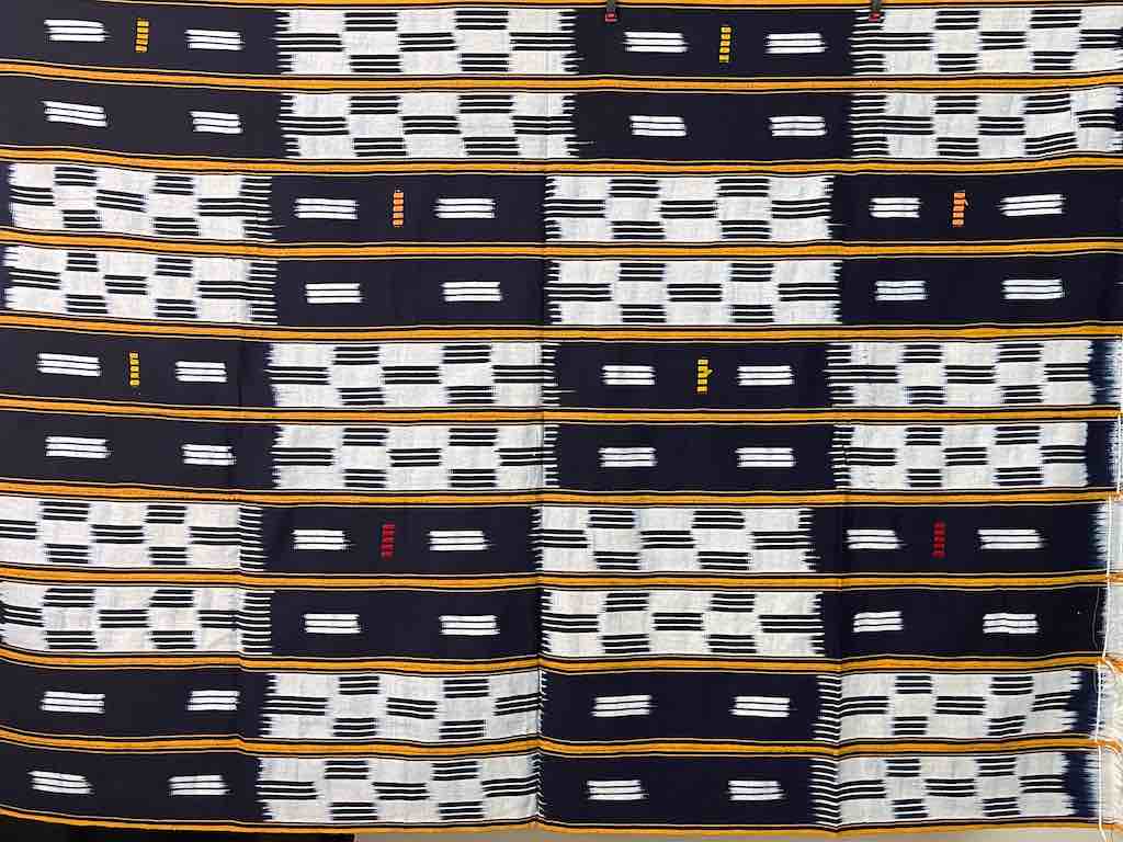 Baule African Cloth Textile "Wrapper" | 60" x 42"