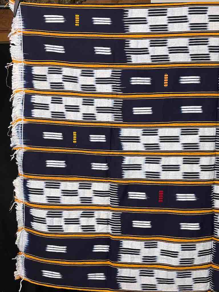 Baule African Cloth Textile "Wrapper" | 60" x 42"