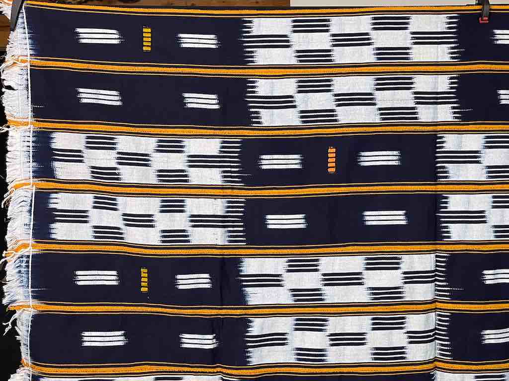 Baule African Cloth Textile "Wrapper" | 60" x 42"