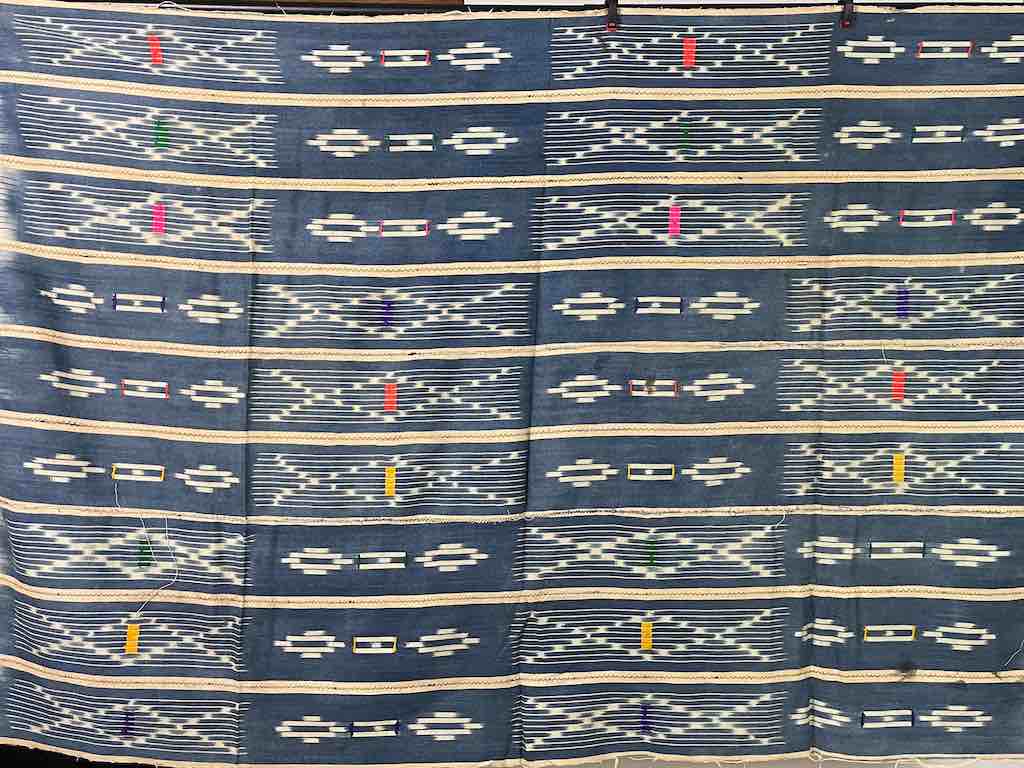 Vintage Baule African Cloth Textile "Wrapper" | 57 x 39"