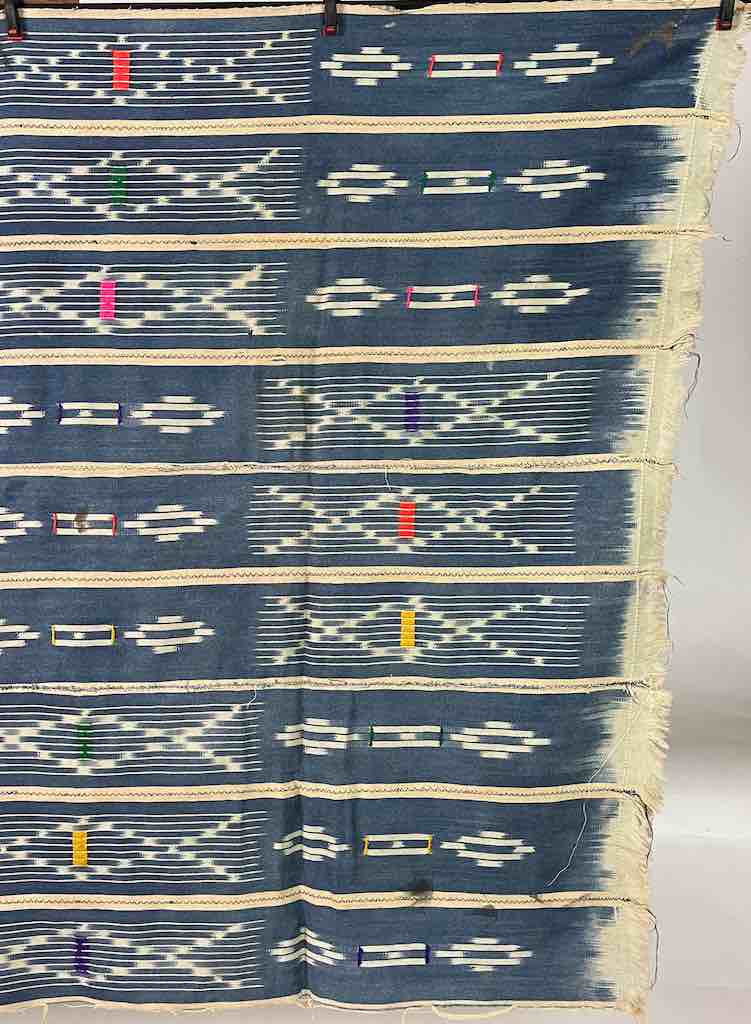 Vintage Baule African Cloth Textile "Wrapper" | 57 x 39"