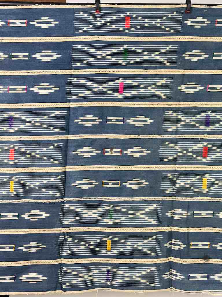 Vintage Baule African Cloth Textile "Wrapper" | 57 x 39"