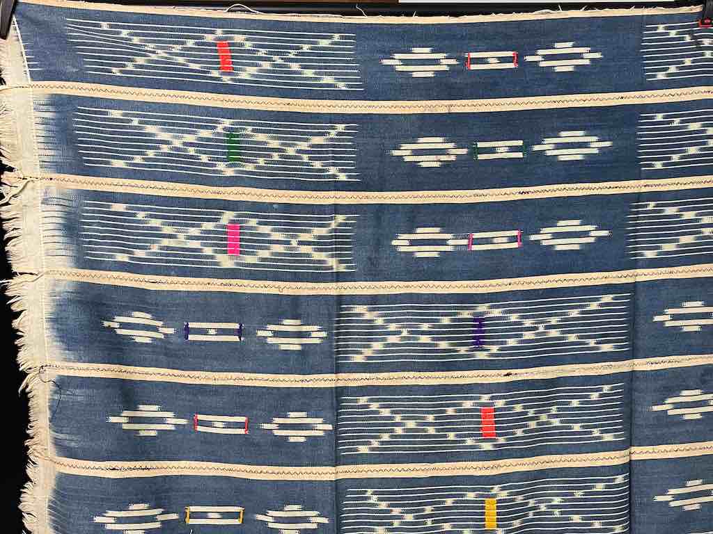 Vintage Baule African Cloth Textile "Wrapper" | 57 x 39"