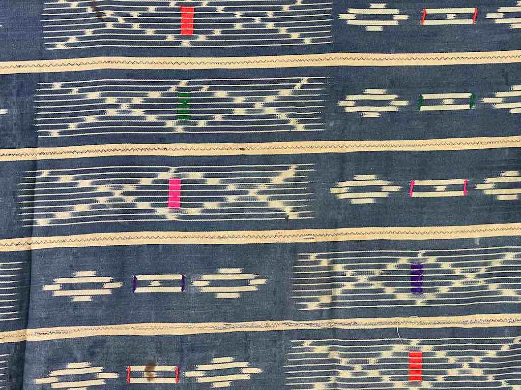 Vintage Baule African Cloth Textile "Wrapper" | 57 x 39"
