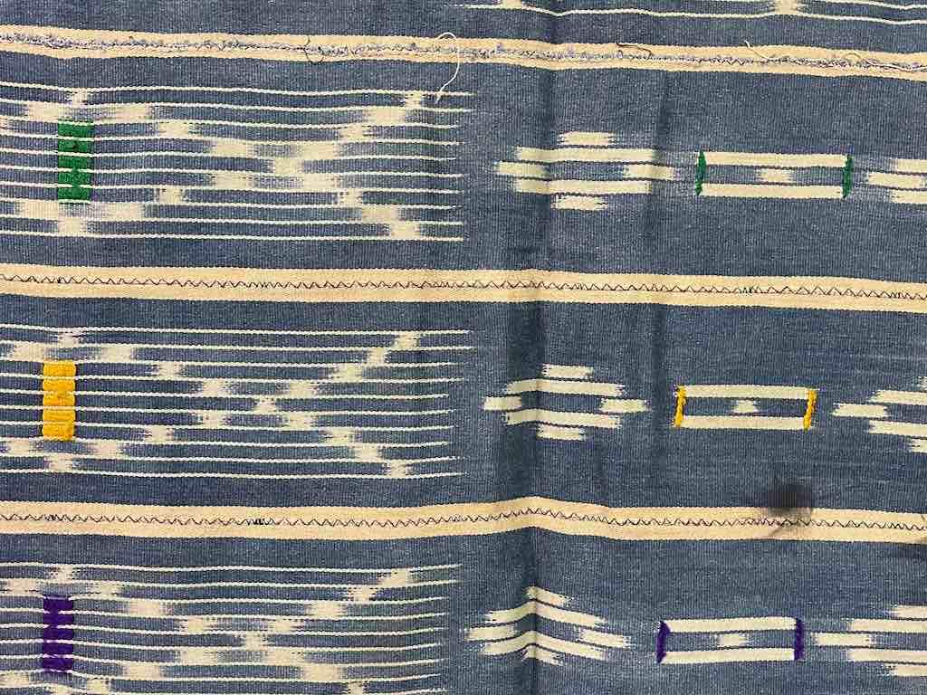 Vintage Baule African Cloth Textile "Wrapper" | 57 x 39"