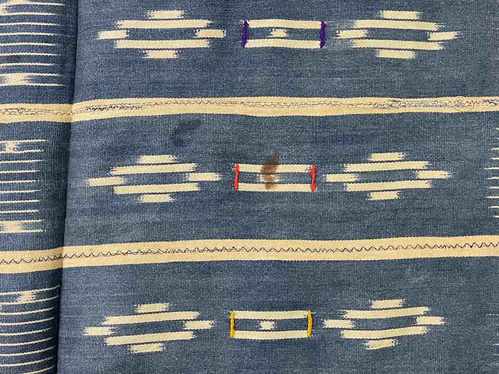 Vintage Baule African Cloth Textile "Wrapper" | 57 x 39"