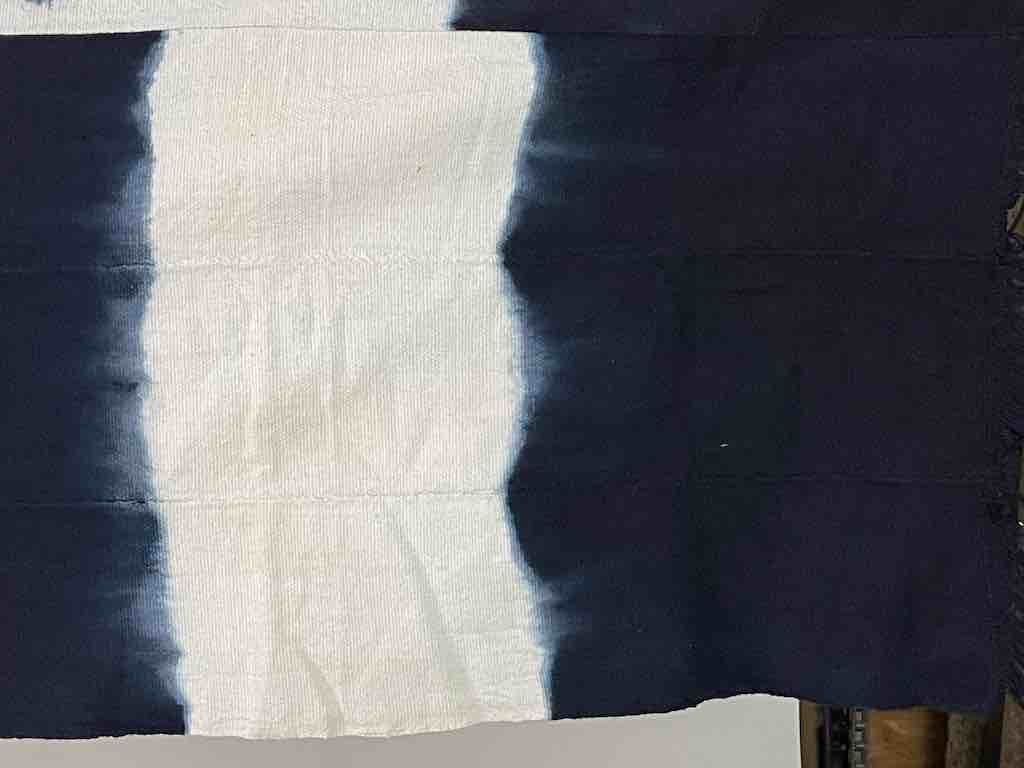 Tiv Indigo Textile Scarf Shawl Table Runner