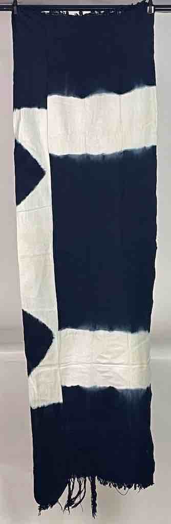 Tiv Indigo Textile Scarf Shawl Table Runner