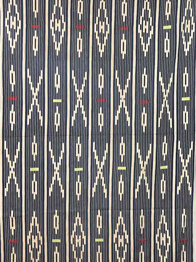 Vintage Baule African Cloth Textile "Wrapper" | 56" x 41"
