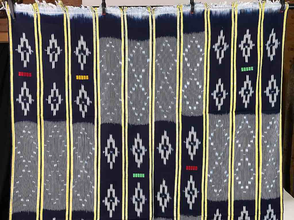 Baule African Cloth Textile "Wrapper" | 64 x 43"