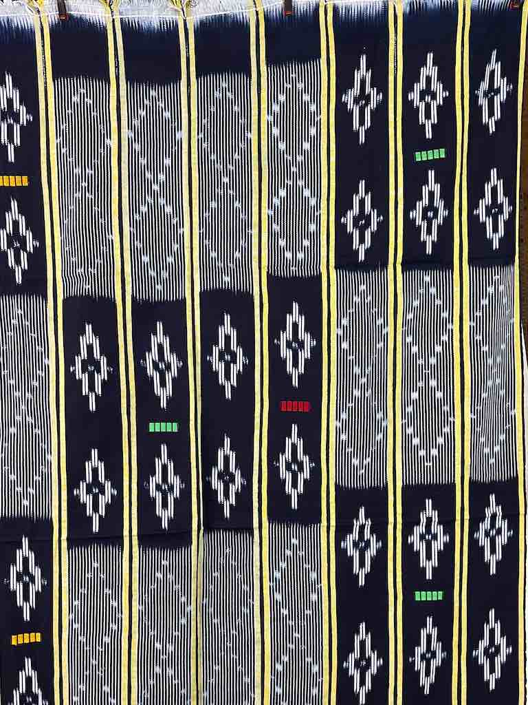 Baule African Cloth Textile "Wrapper" | 64 x 43"