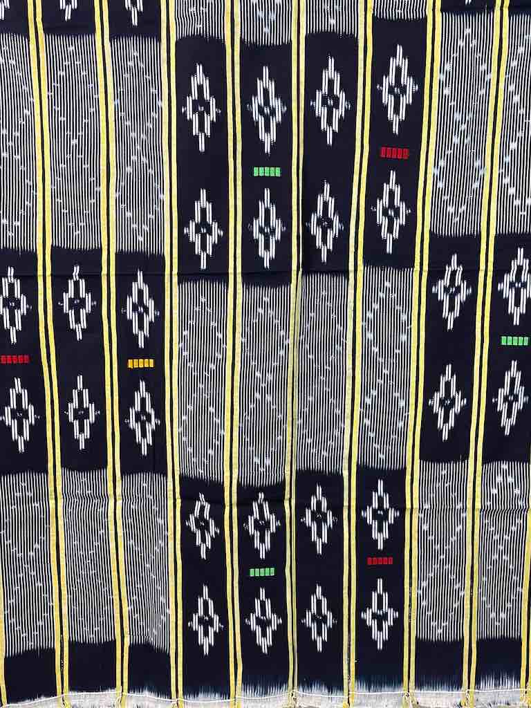 Baule African Cloth Textile "Wrapper" | 64 x 43"