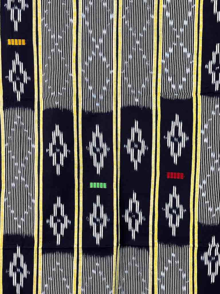 Baule African Cloth Textile "Wrapper" | 64 x 43"