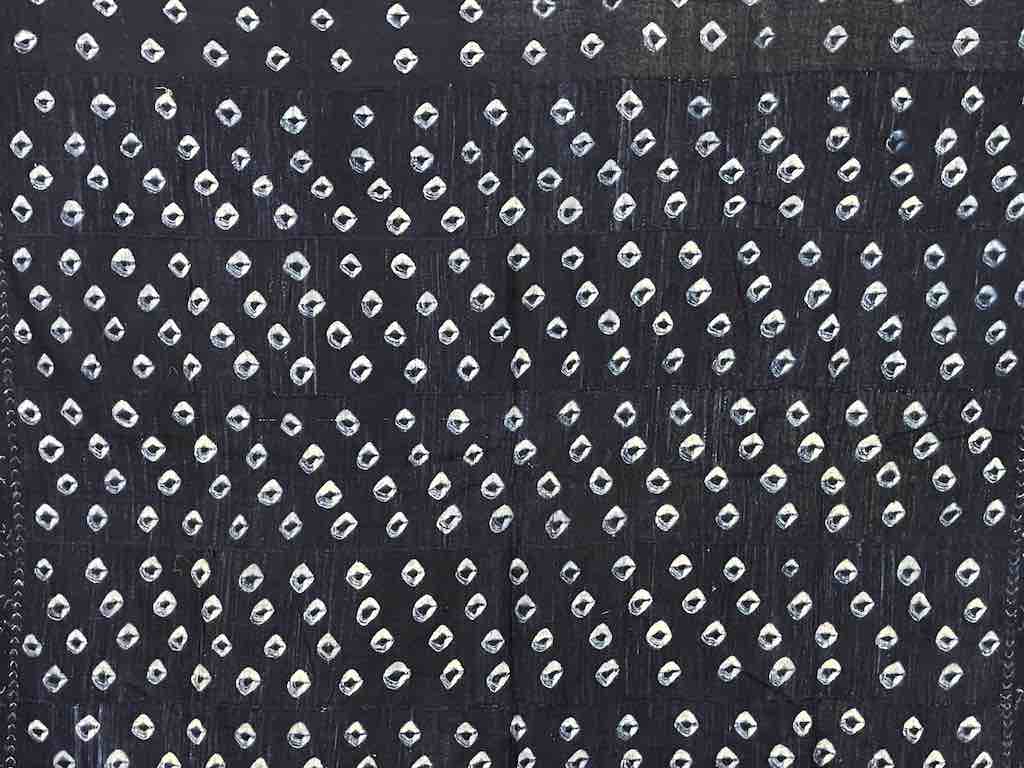 Vintage Fulani Indigo Textile "Wrapper" from Mali | 52 x 47"