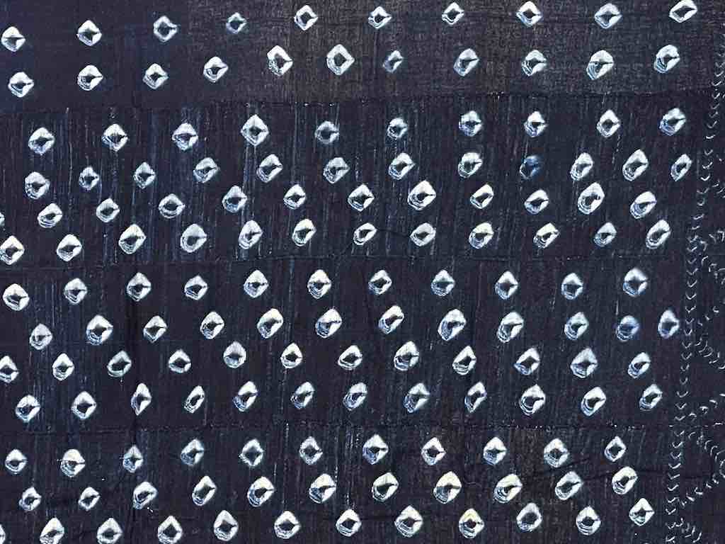 Vintage Fulani Indigo Textile "Wrapper" from Mali | 52 x 47"