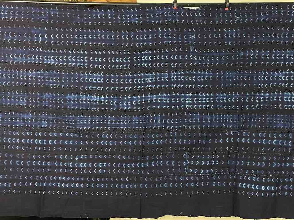 Vintage Fulani Indigo Textile "Wrapper" from Mali | 70 x 40"