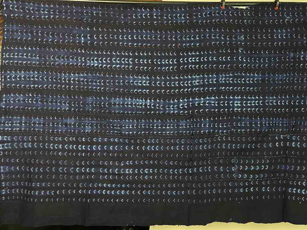Vintage Fulani Indigo Textile "Wrapper" from Mali | 70 x 40"