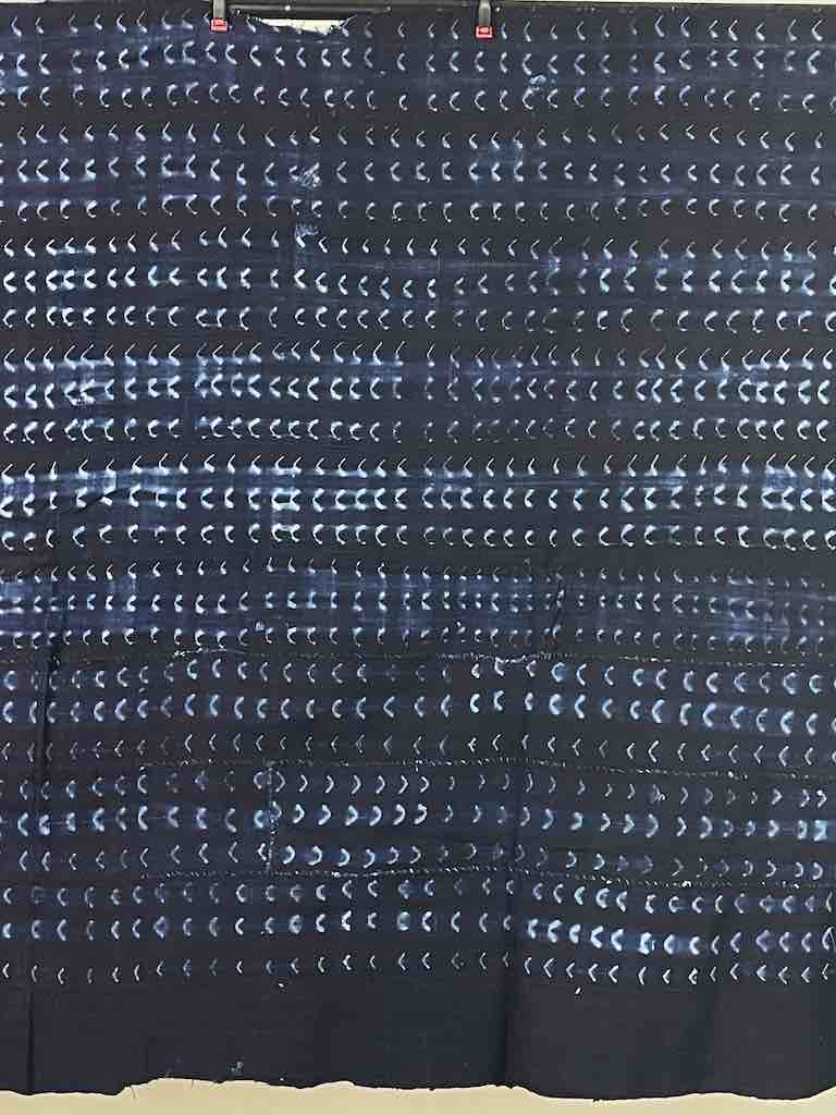 Vintage Fulani Indigo Textile "Wrapper" from Mali | 70 x 40"