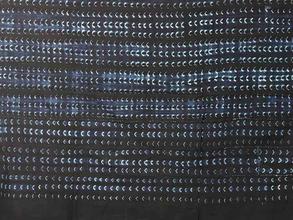 Vintage Fulani Indigo Textile "Wrapper" from Mali | 70 x 40"